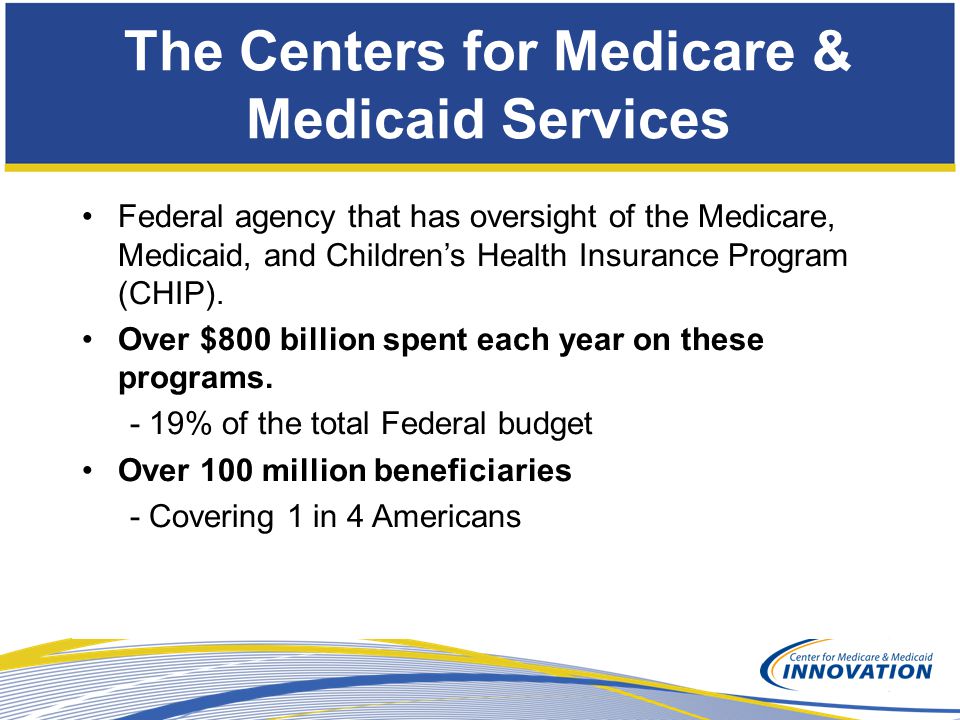 Centers for medicare and medicaid services cms essay